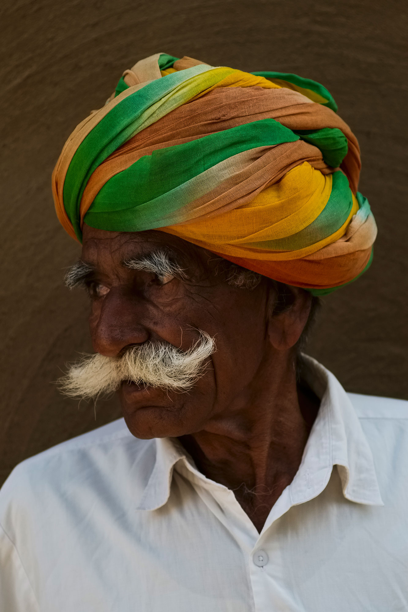 Rajasthan portrait of a man, India