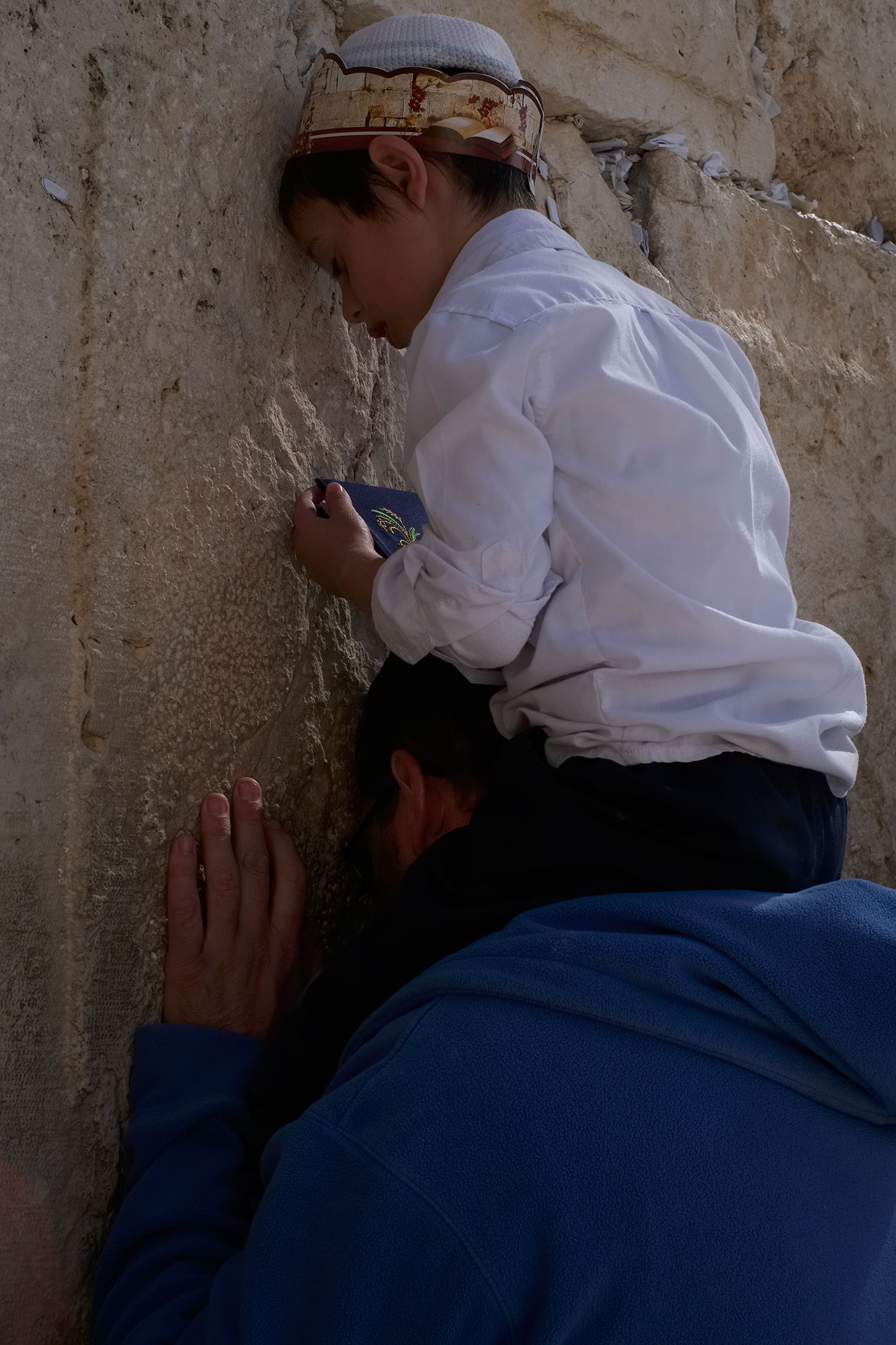 Western wailing wall, Israel, praying